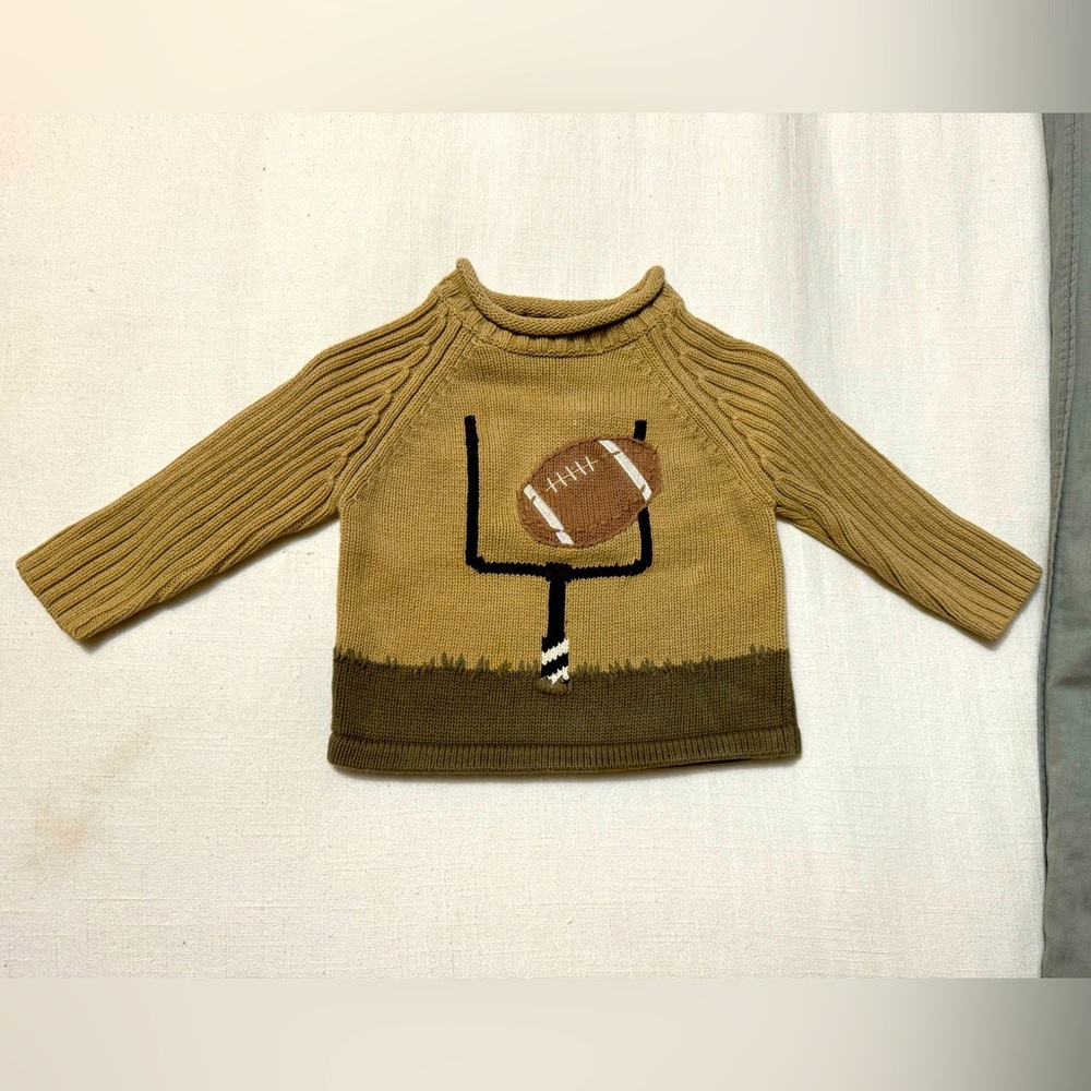 Go Team Go | Toddler Football Season Sweater | 24 months